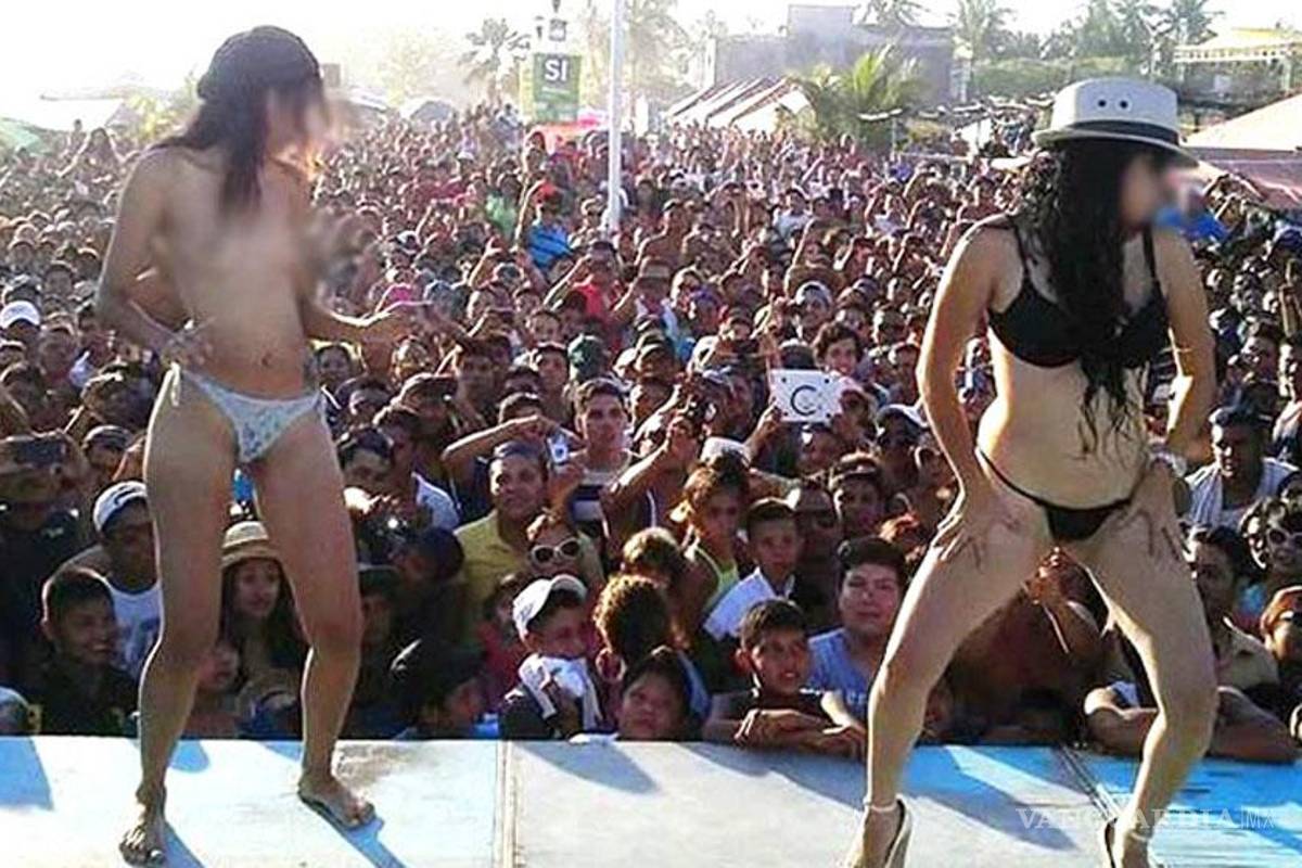 Polémica en Colima por desnudos totales en festejos de Semana Santa
