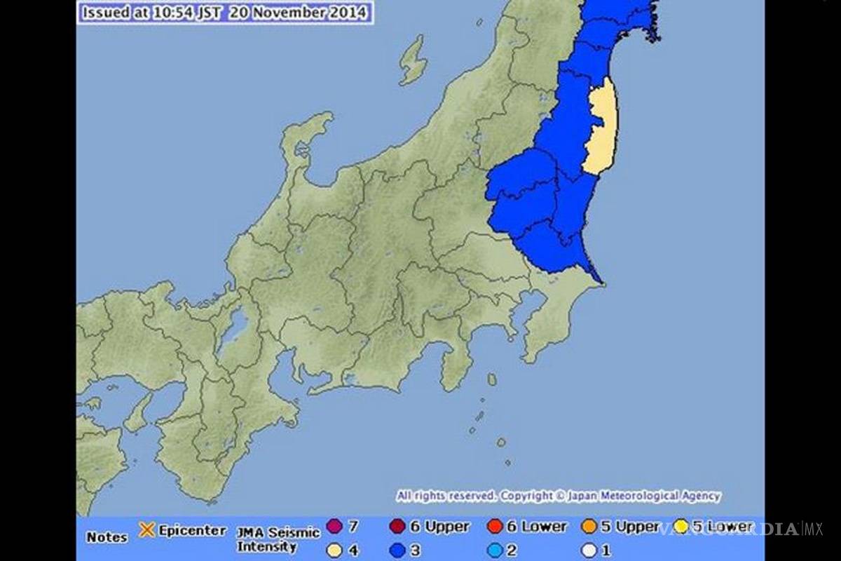Terremoto de 5,3 grados sacude Fukushima