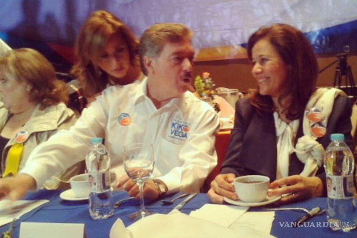 Margarita Zavala reaprece en BC; da su apoyo a Kiko Vega