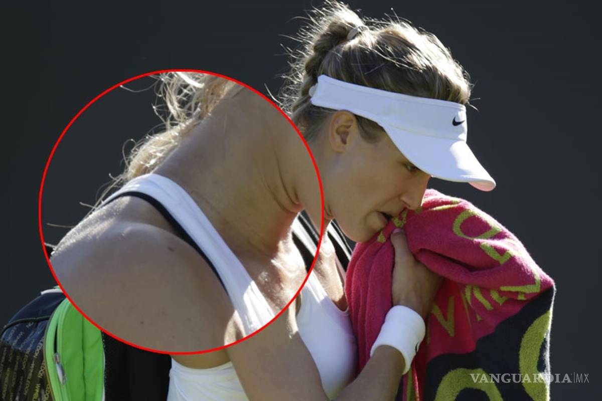 Revuelo en Wimbledon, Bouchard usó sostén negro