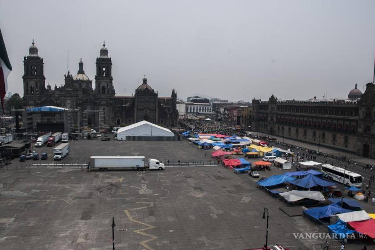 La CNTE acuerda con Gobernación dejar el Zócalo para el grito