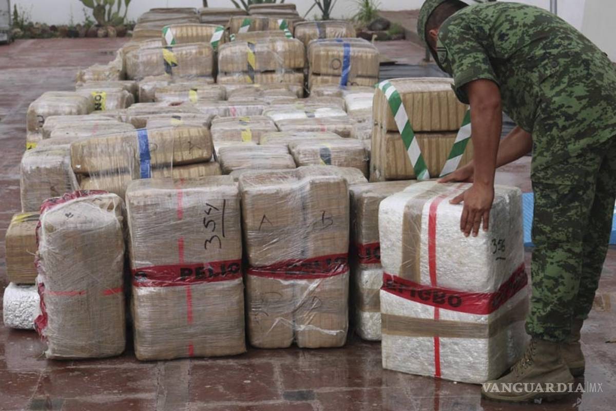 Aseguran 200 kilos de mariguana en Sonora