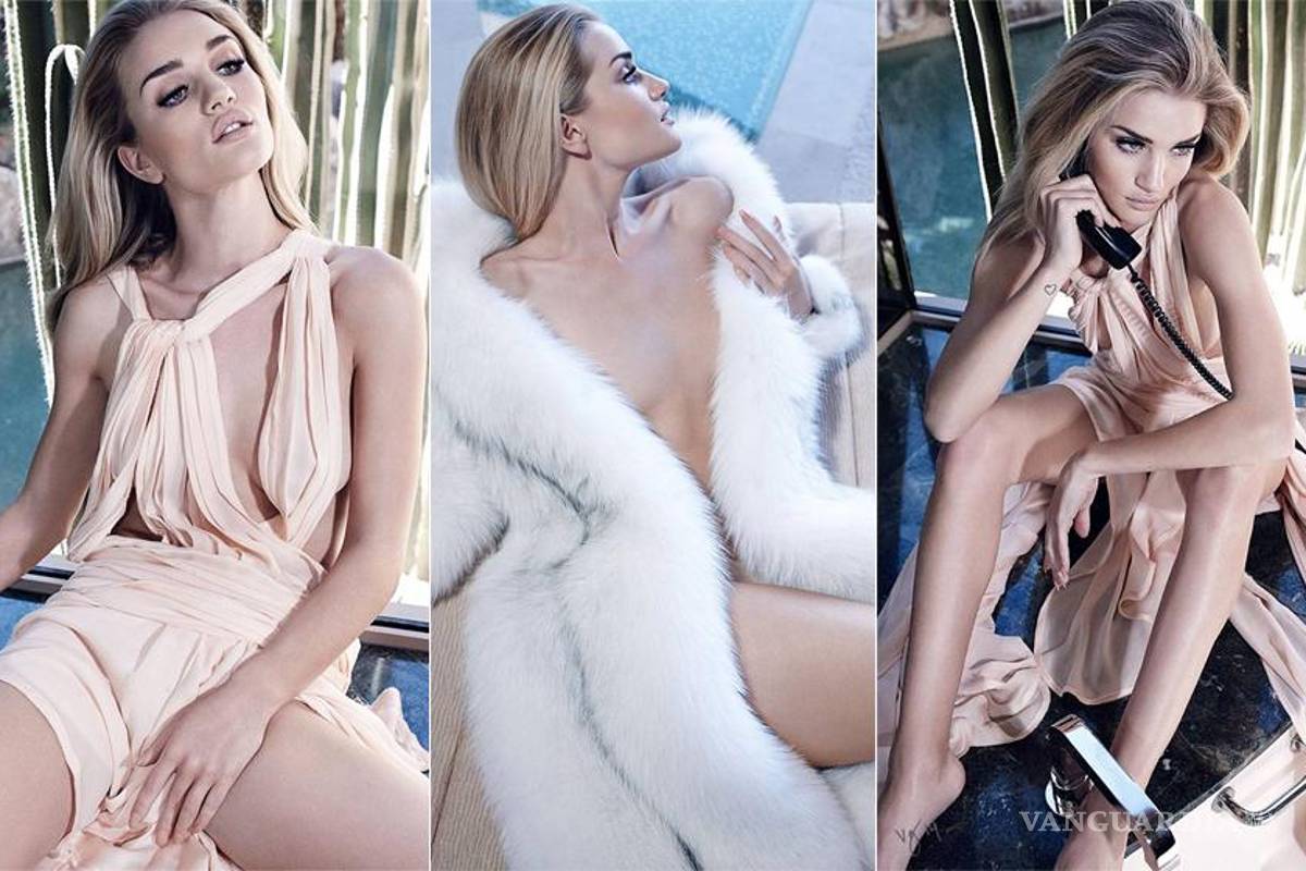 Rosie Huntington-Whiteley se desnuda para revista