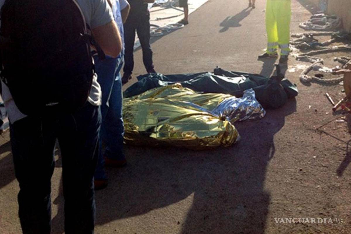 Más de 130 muertos por incendio de un barco con inmigrantes en Italia