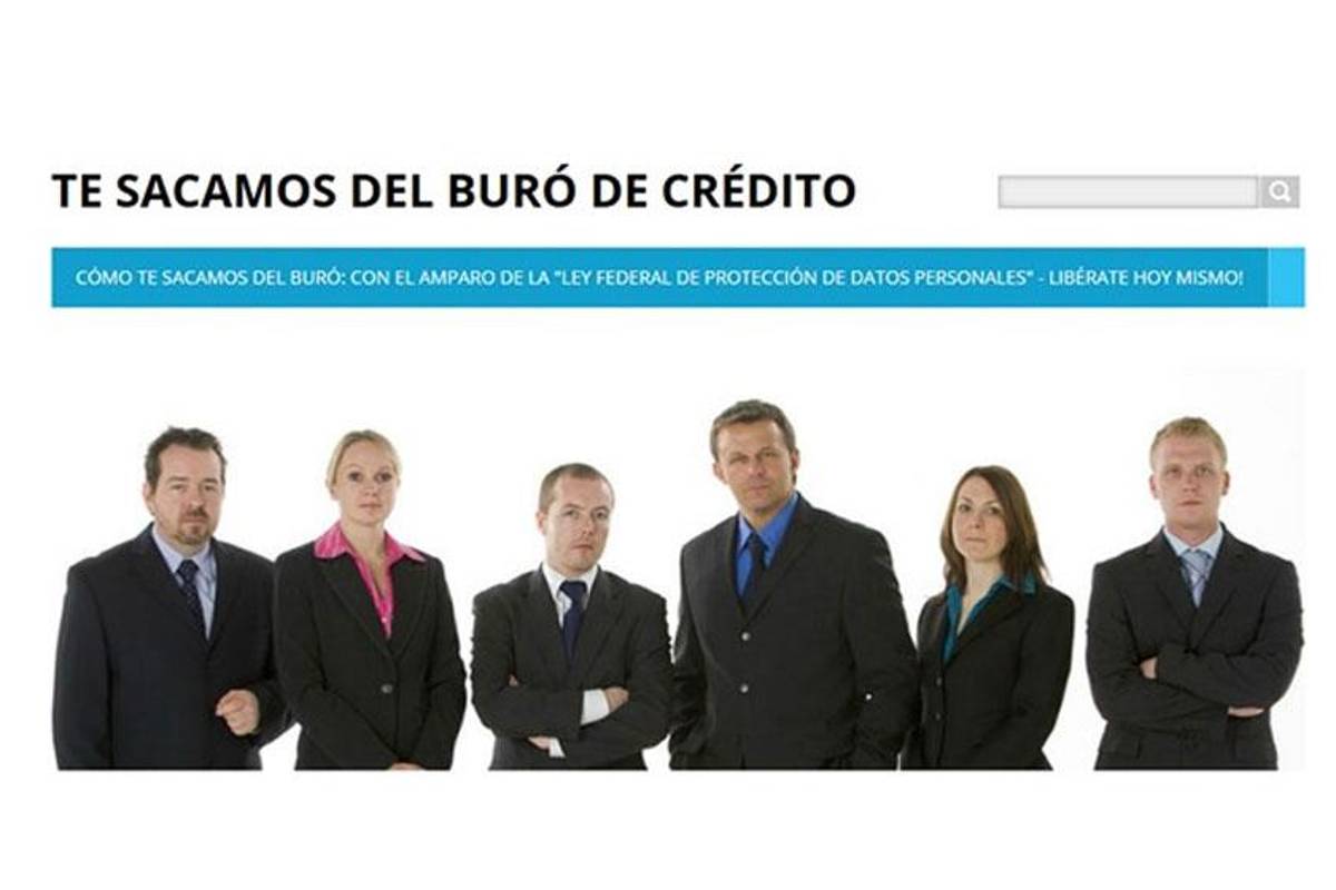 No confíes en páginas que ofrecen borrar historial de buró de crédito
