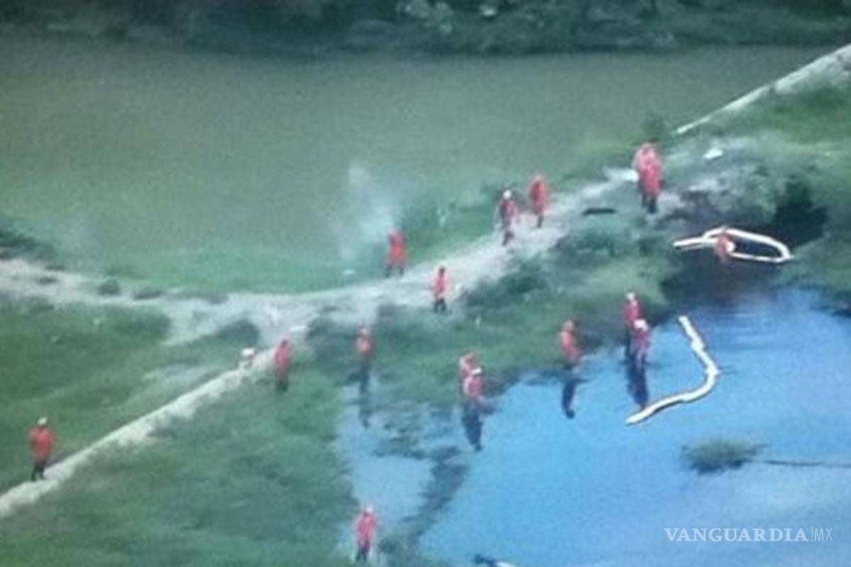 Pemex intentó ocultar derrame de petróleo en río de NL