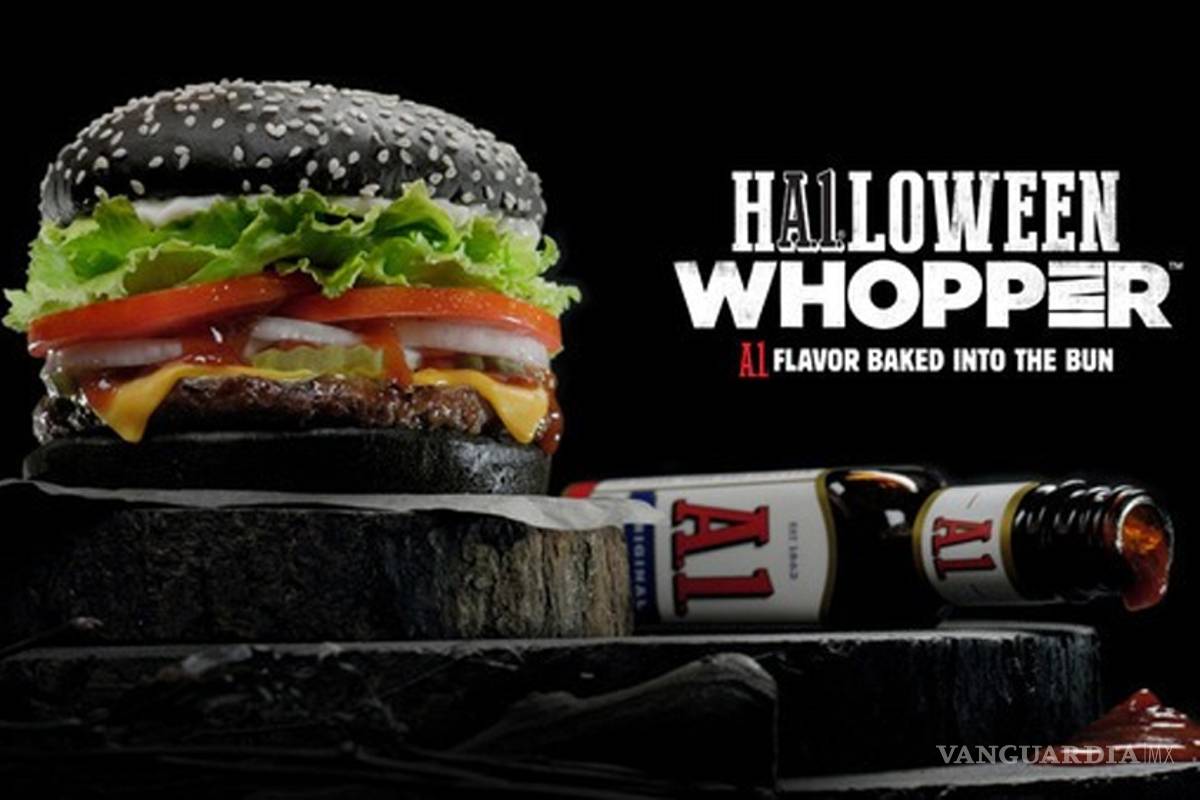 Burger King venderá una hamburguesa negra especial para Halloween