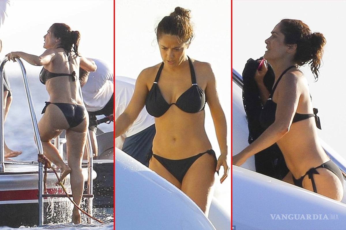 Salma Hayek presume sus curvas a los 48 años
