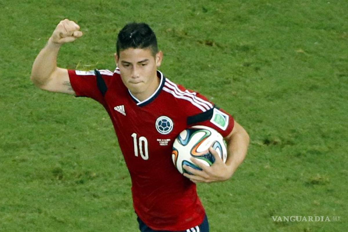 James Rodríguez, la "Bota de Oro" de Brasil 2014