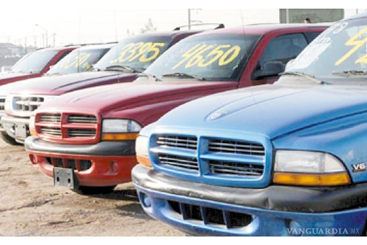 Disminuye importación de autos usados por Piedras Negras