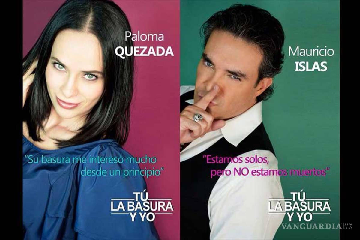 Mauricio Islas y Paloma Quezada disfrutan de la basura