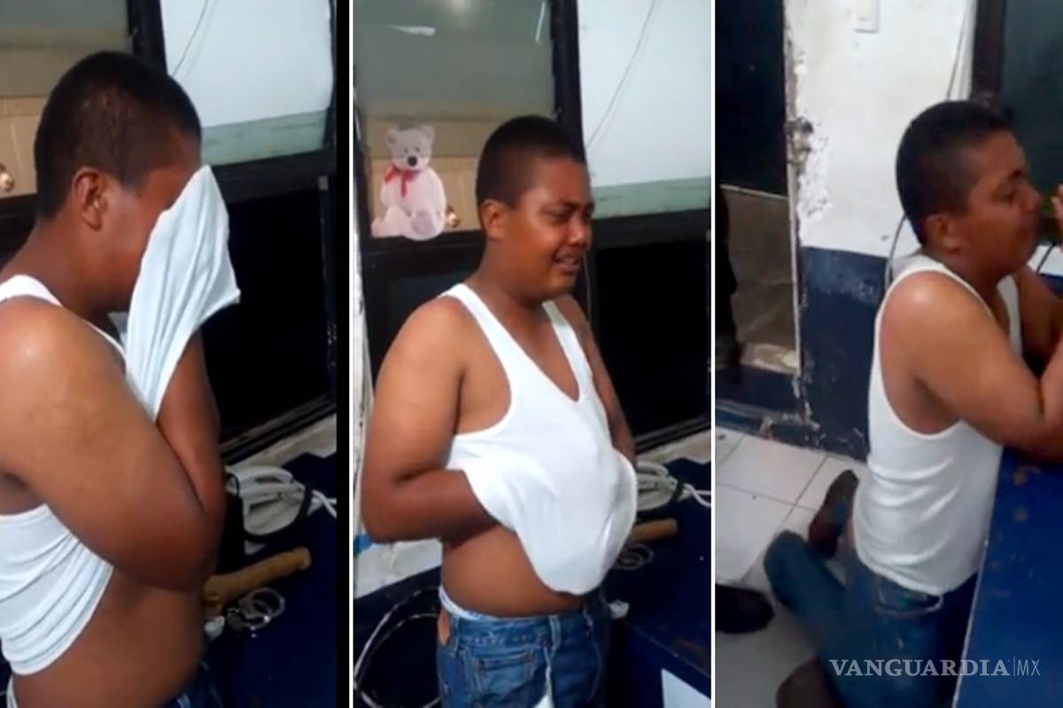 'Por favor, déjenme ir, mi mamá me va a regañar', suplica ladrón a policías de Veracruz