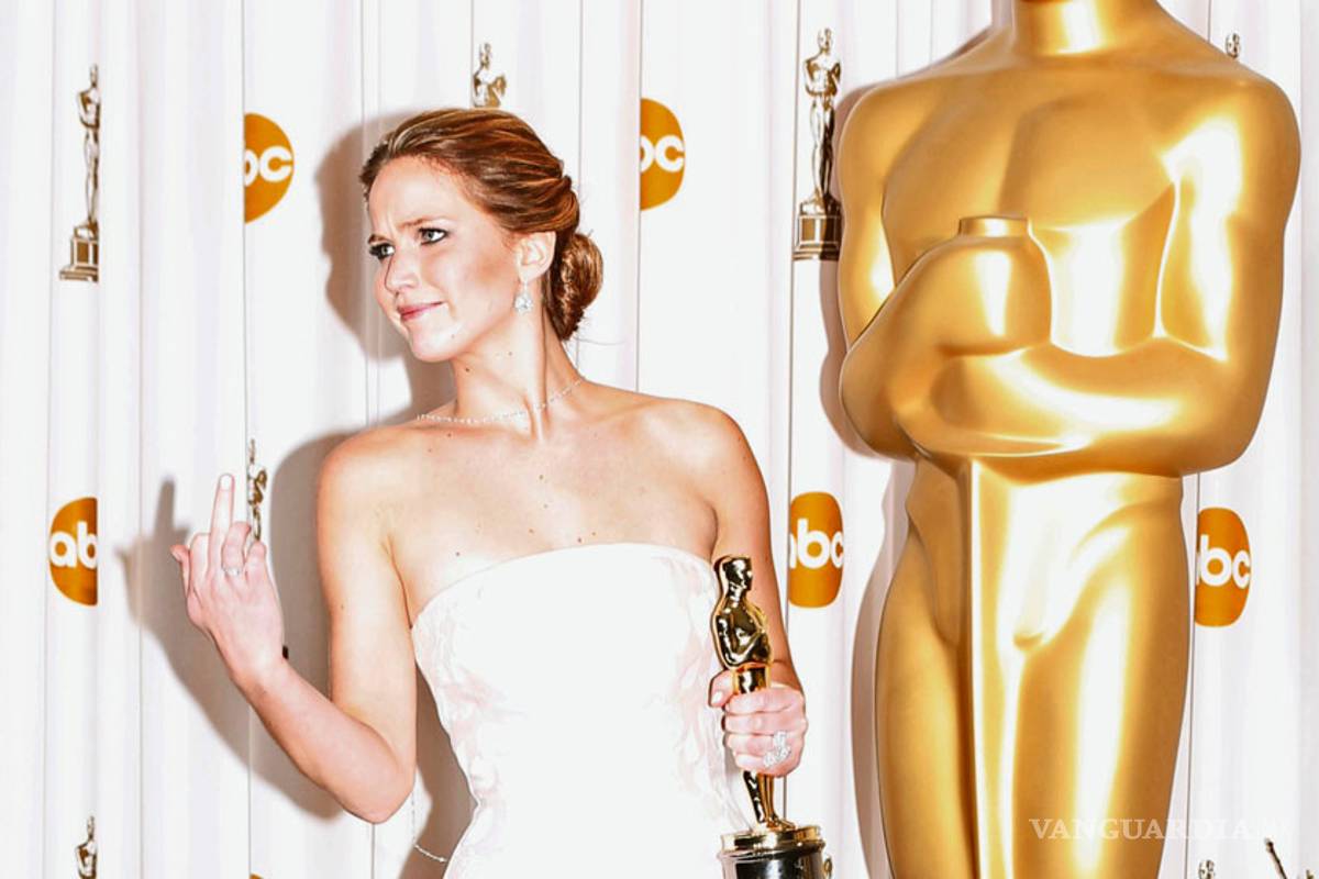 Jennifer Lawrence se fue 'mariguana' a unos Oscar