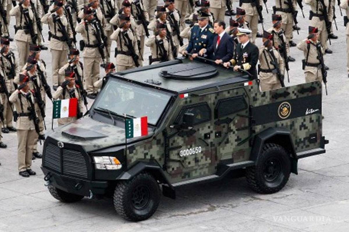 Kitam, el poderoso "jabalí" del Ejército Mexicano en que viajó Peña
