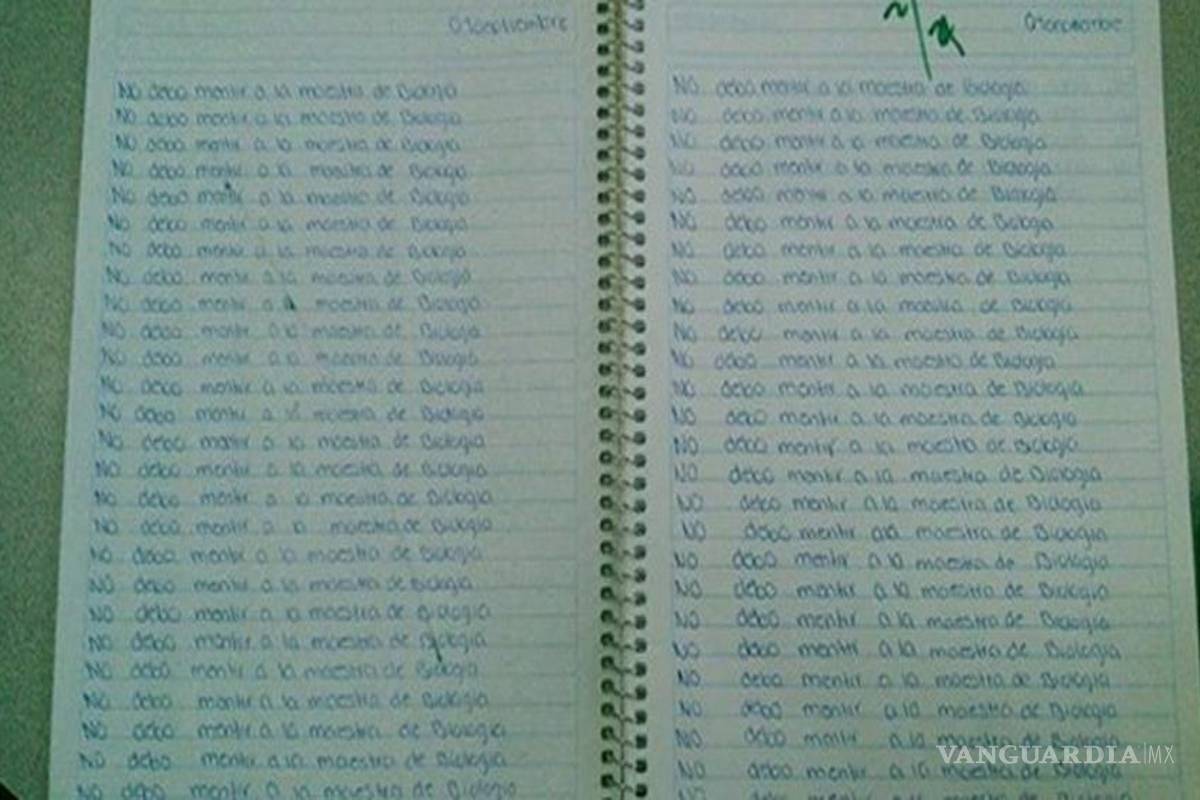 Maestra de Mexicali recurre a castigo 'prohibido' y lo presume en Facebook