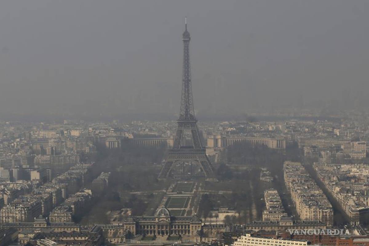 Intensa contaminación cubrirá París por segunda ocasión en el mes