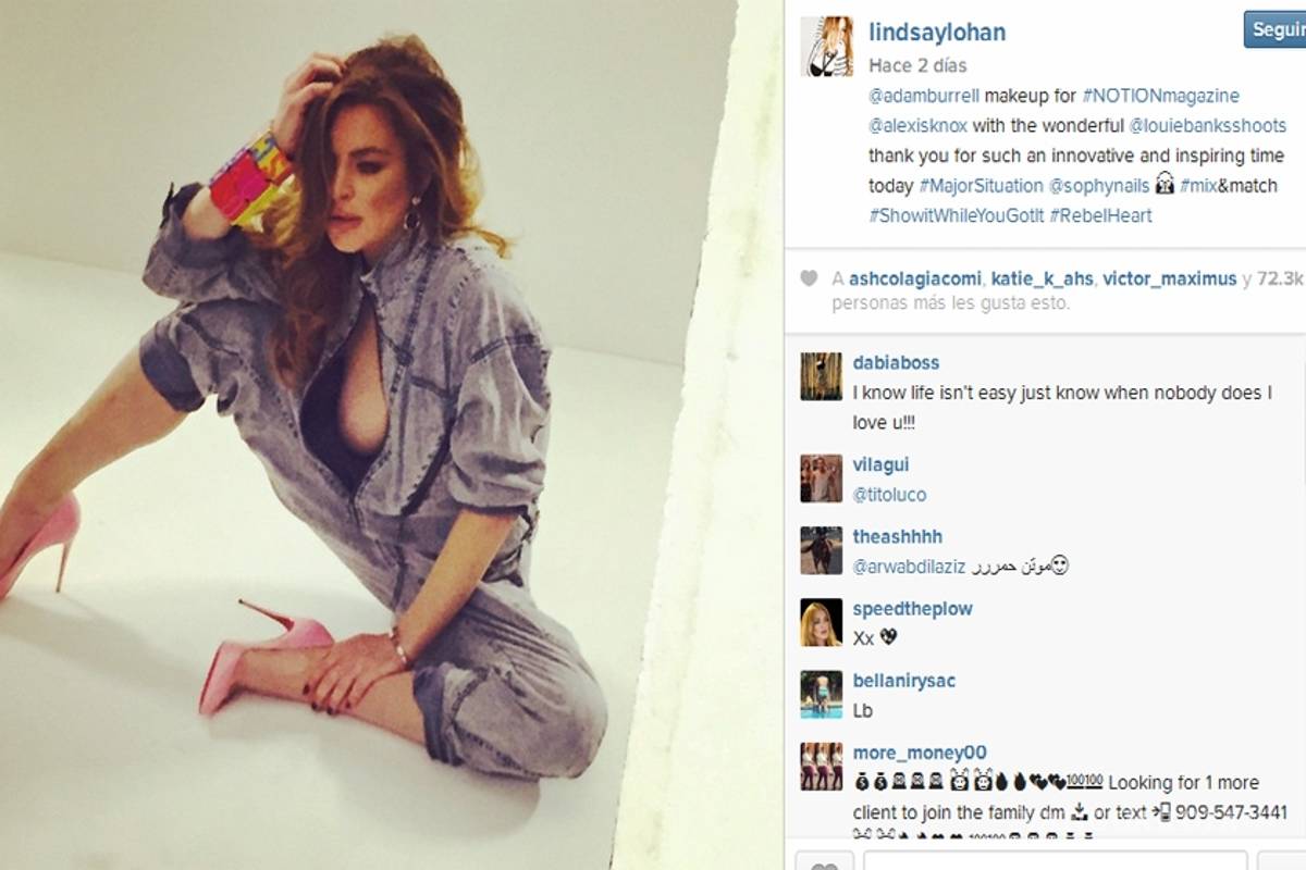 Lindsay Lohan olvida su pezón al retocarse el busto