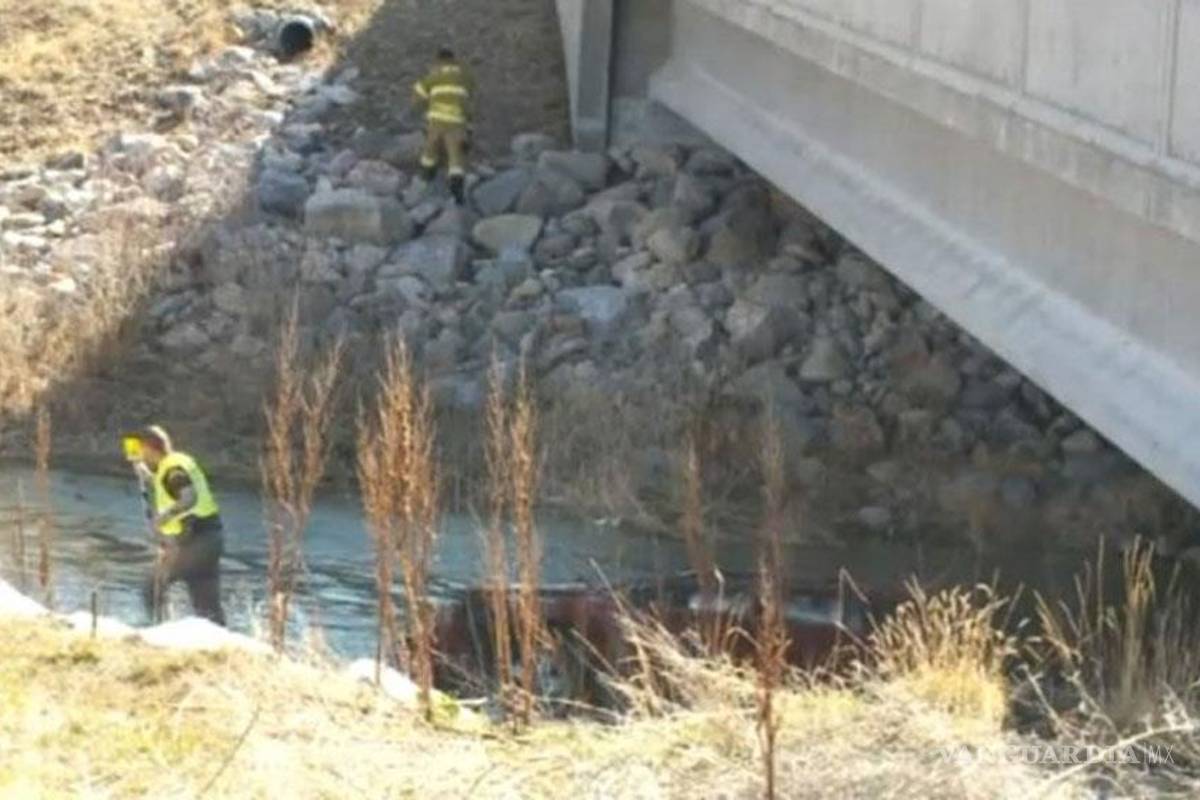 Bebé sobrevivió 13 horas en un auto que cayó a un río helado