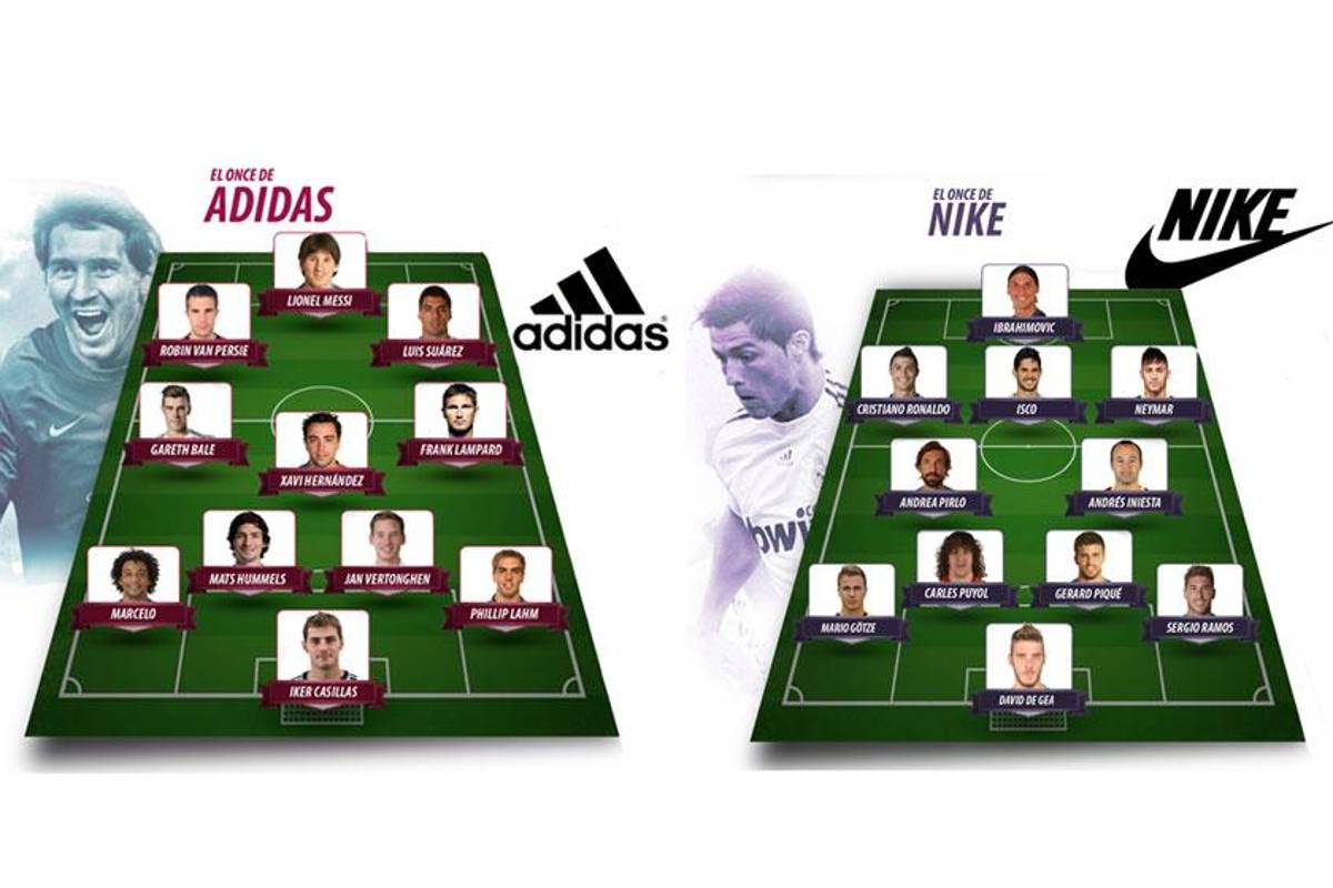 Adidas o Nike, ¿cual tendría mejor equipo?