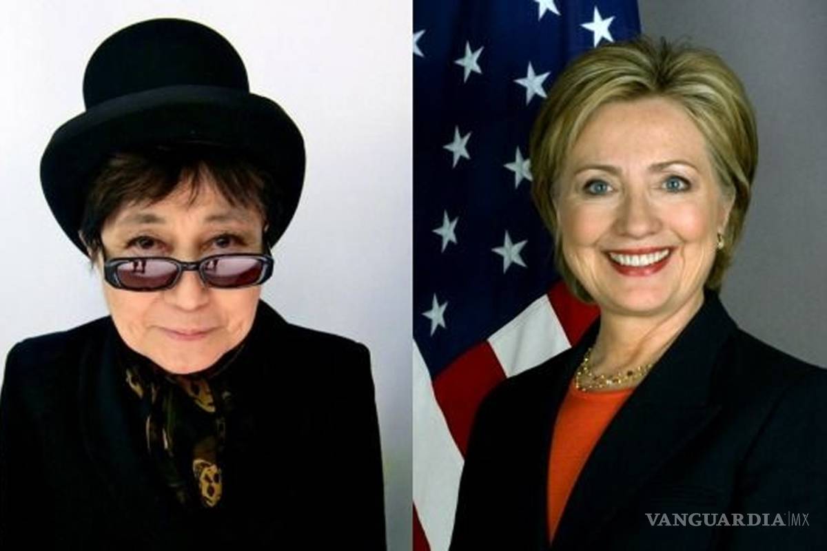Yoko Ono revela que tuvo un breve affair con Hillary Clinton