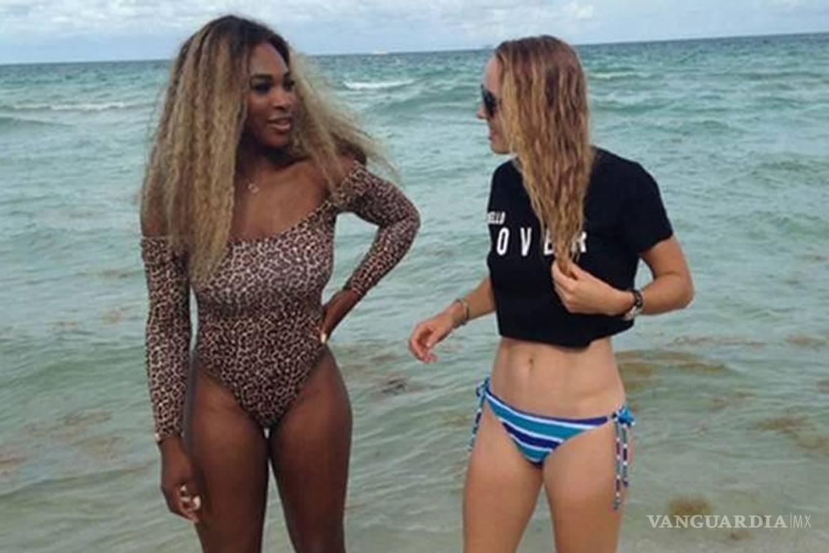 Serena Williams sube fotos en la playa junto a Caroline Wozniacki