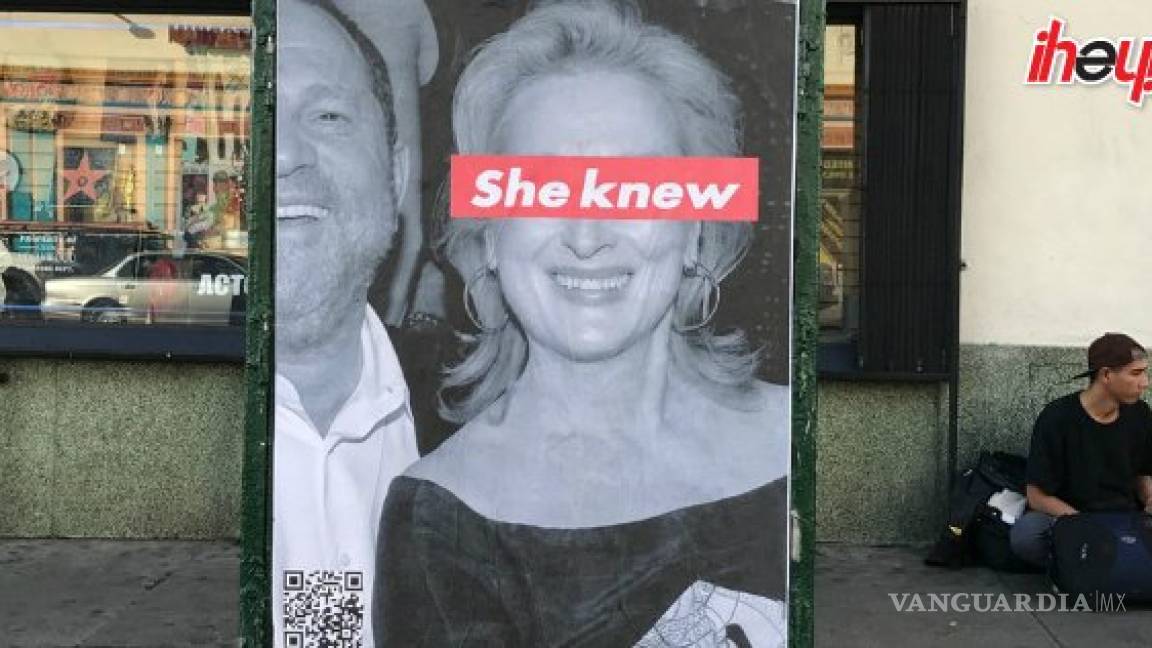 &quot;Ella lo sabía&quot;, lanzan campaña contra Meryl Streep
