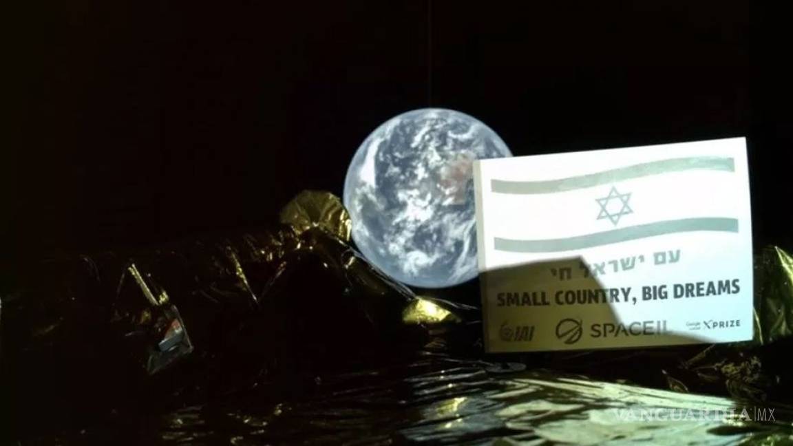 Primera sonda espacial israelí rumbo a la Luna envía 'selfie'