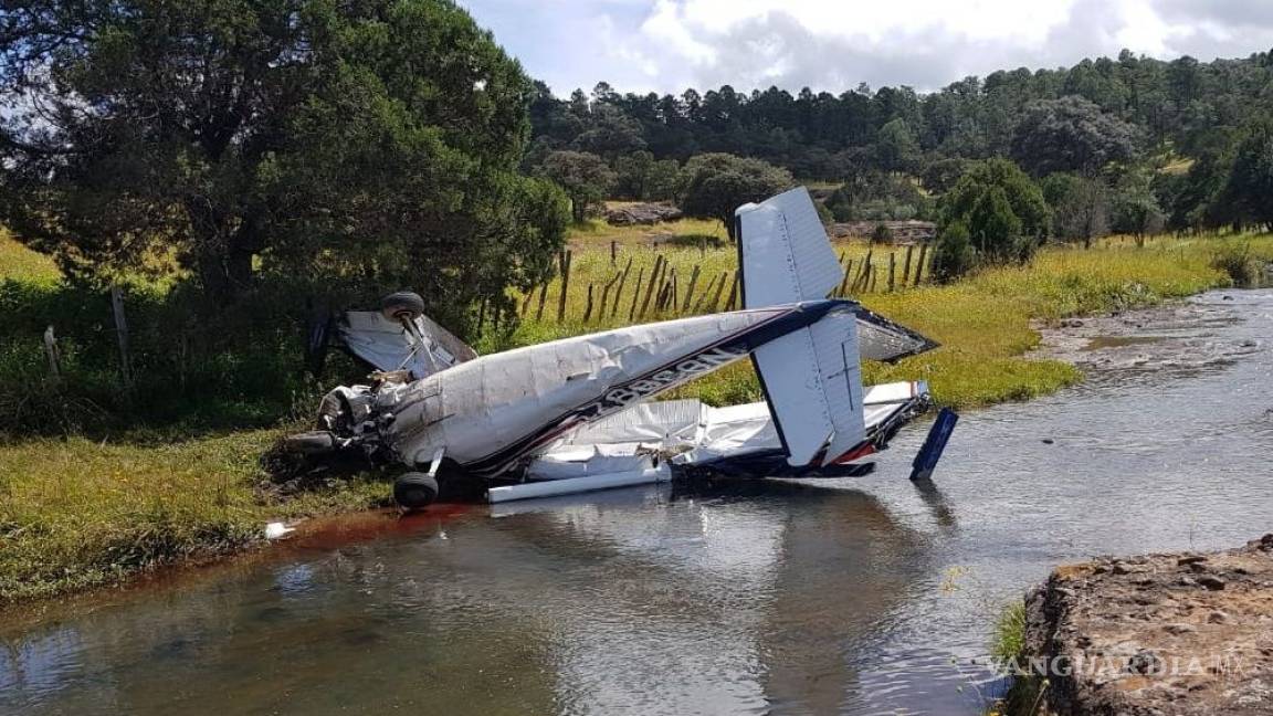 Avioneta cae en sierra de Sonora y mueren sus tripulantes