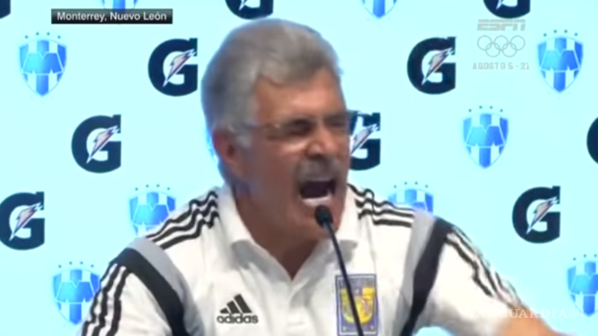 “El Tuca” Ferretti explota en rueda de prensa tras perder el Clásico Regio (VIDEO)
