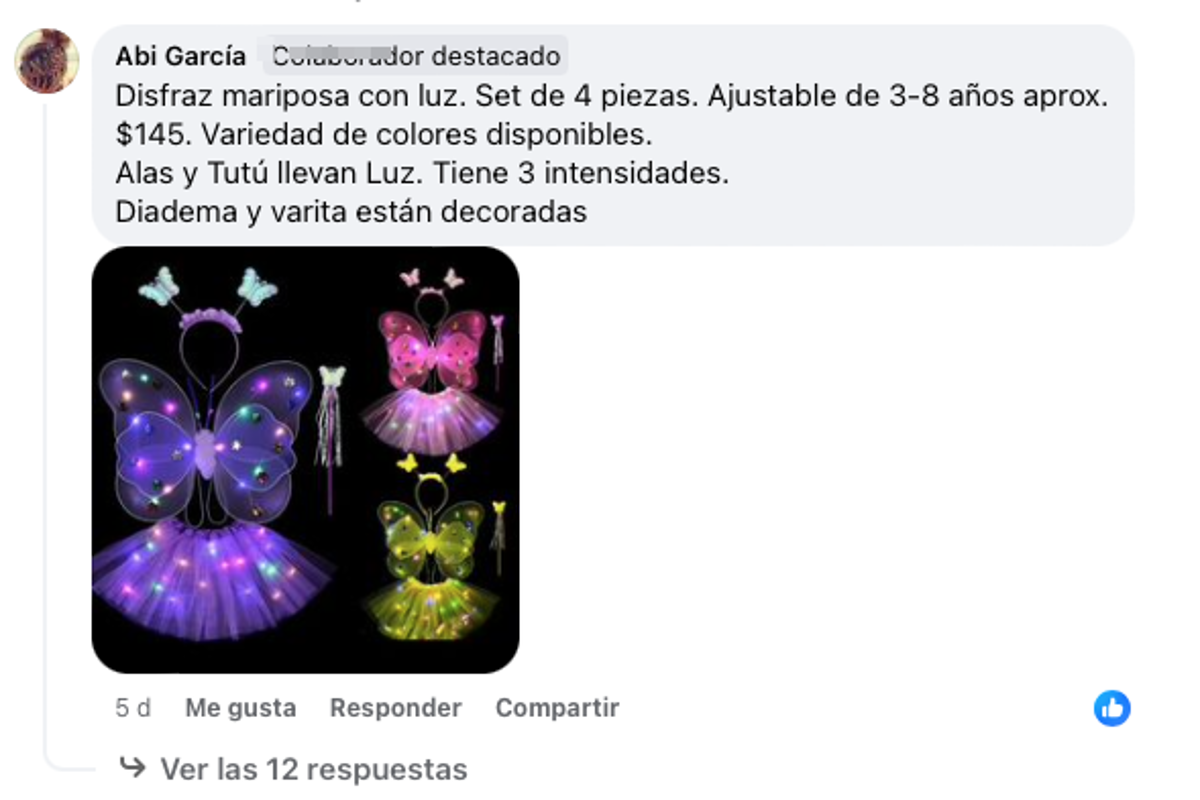 $!La variedad de disfraces en Facebook permite a los consumidores encontrar la opción perfecta desde la comodidad de sus hogares.