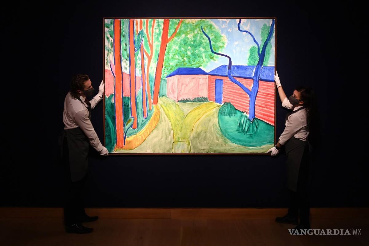 Christie’s subastará “Guest House Garden” de David Hockney por un precio estimado de 8 mde