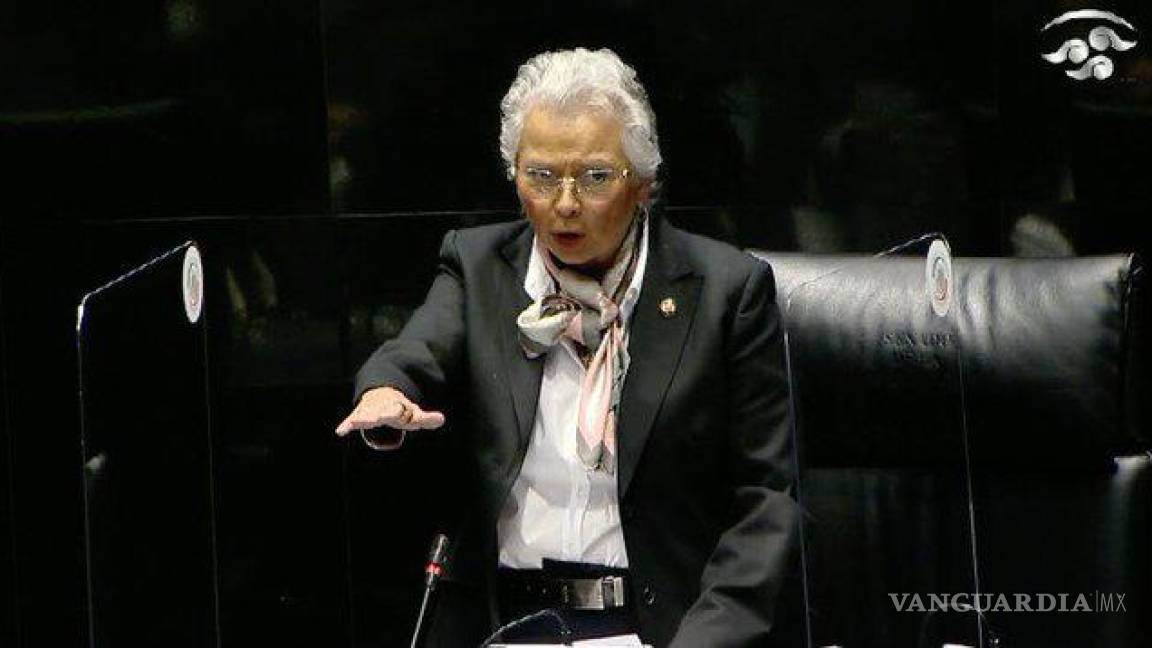 Olga Sánchez Cordero es elegida presidenta del Senado; va ‘por y para las mujeres’