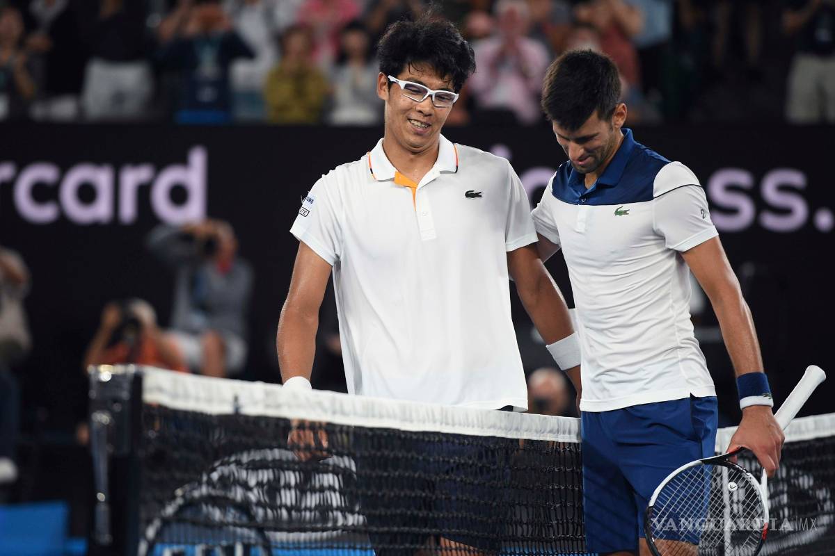 Hyeon Chung pulveriza a Djokovic en el Abierto de Australia