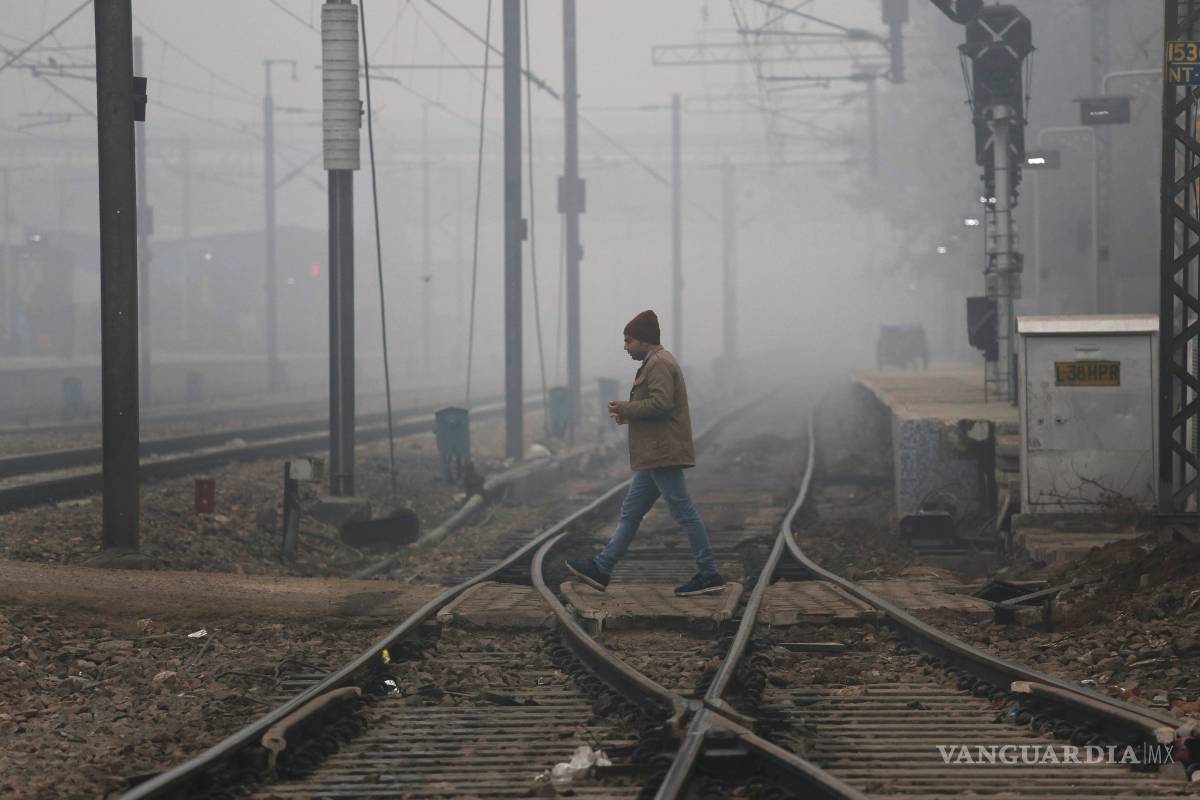 Esmog y frío agobian a los habitantes de Nueva Delhi