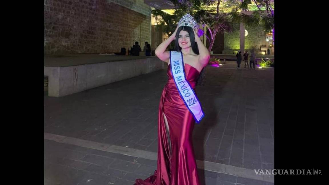 ¡Para Coahuila, título de Miss México! Joven de Frontera gana con traje de doncella Kikapú