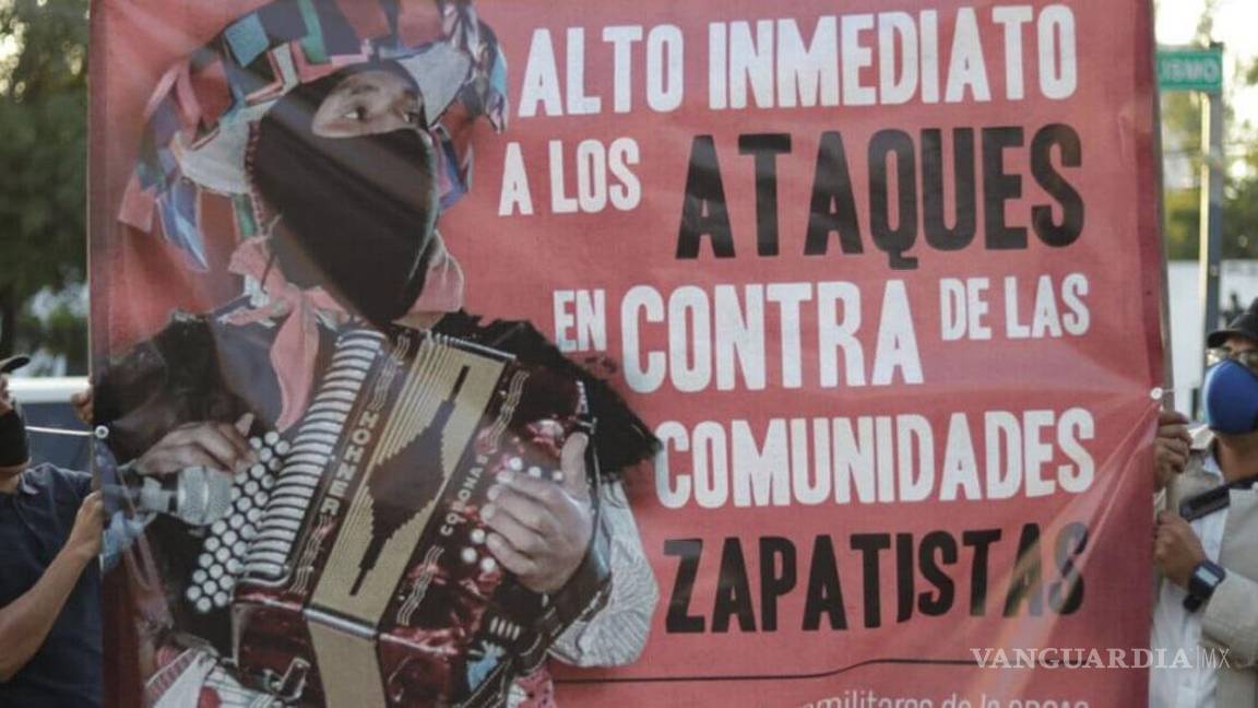 $!Las organizaciones pidieron que se detenga el ataque armado contra la comunidad Moisés Gandhi y se respete su territorio autónomo