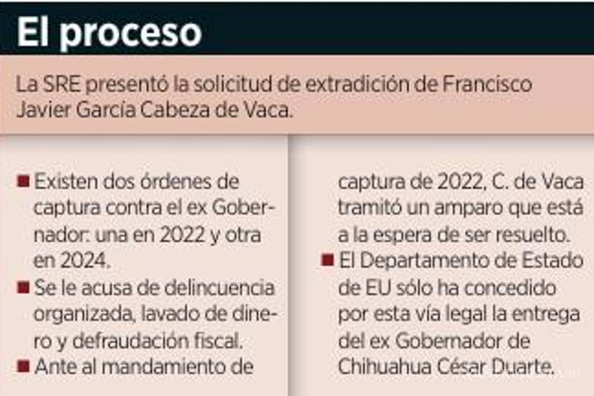 $!Tramitan solicitud de extradición de Javier García Cabeza de Vaca