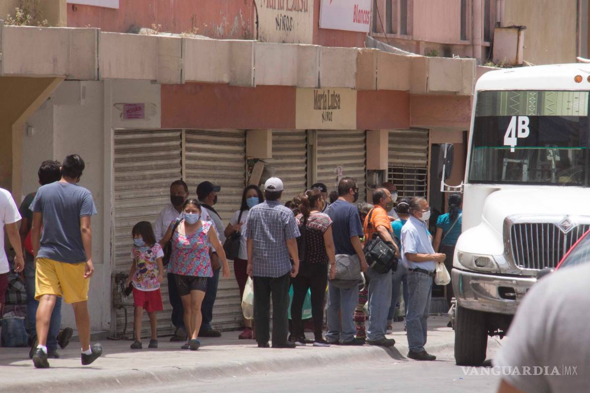Sin Sana Distancia opera transporte público de Saltillo