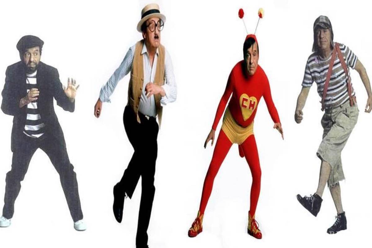 Los seis personajes que interpretaba Chespirito