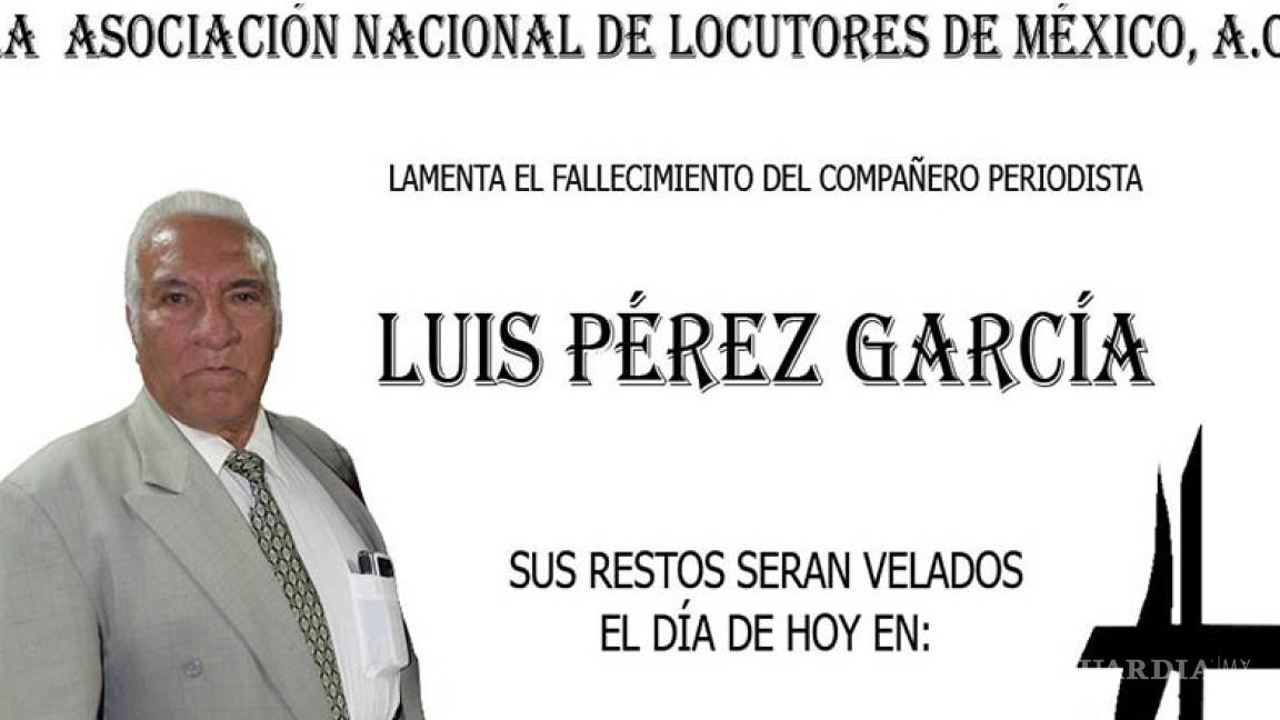 Asesinan al periodista Luis Pérez García en CDMX