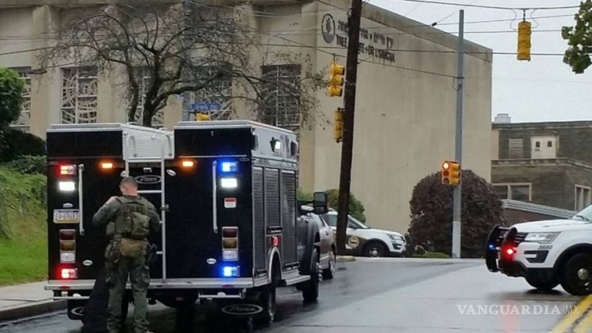 Al menos 11 muertos tras tiroteo en sinagoga de Pittsburgh