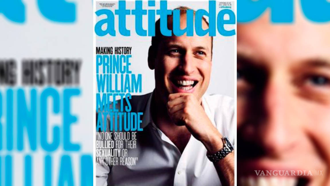 Príncipe William hace historia y engalana portada de revista gay