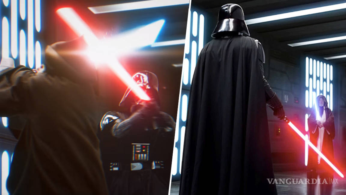 Reeditan pelea entre Darth Vader y Obi Wan; el resultado es espectacular
