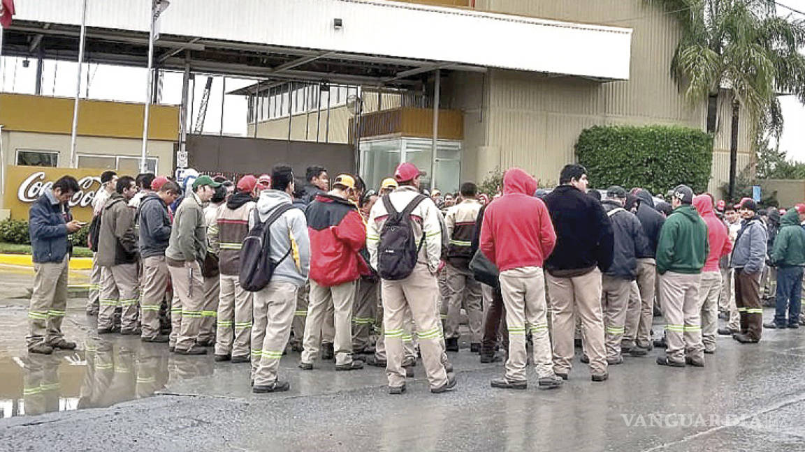 Empleados de Arca Continental comienzan paro en Tamaulipas