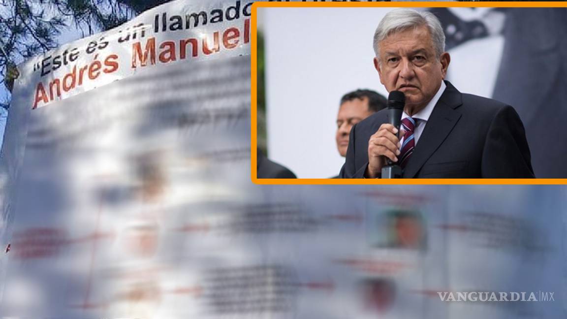 $!Aparece la primera narcomanta dirigida a AMLO... Cártel Jalisco Nueva Generación pide investigar a gobernador de Guerrero