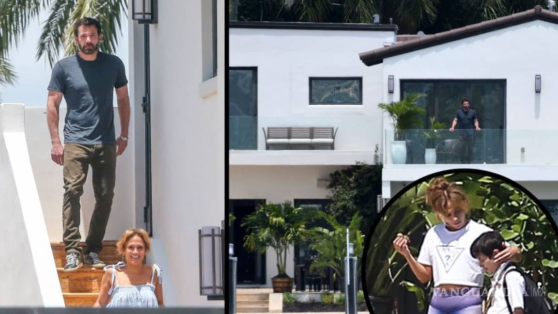 Ben Affleck visita a Jlo en Miami e incluso pasa tiempo con sus hijos