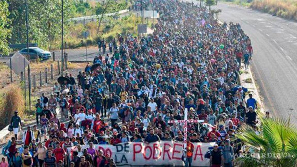 Caravana migrante avanzó 30 kilómetros, llegó a Huixtla, en Chiapas