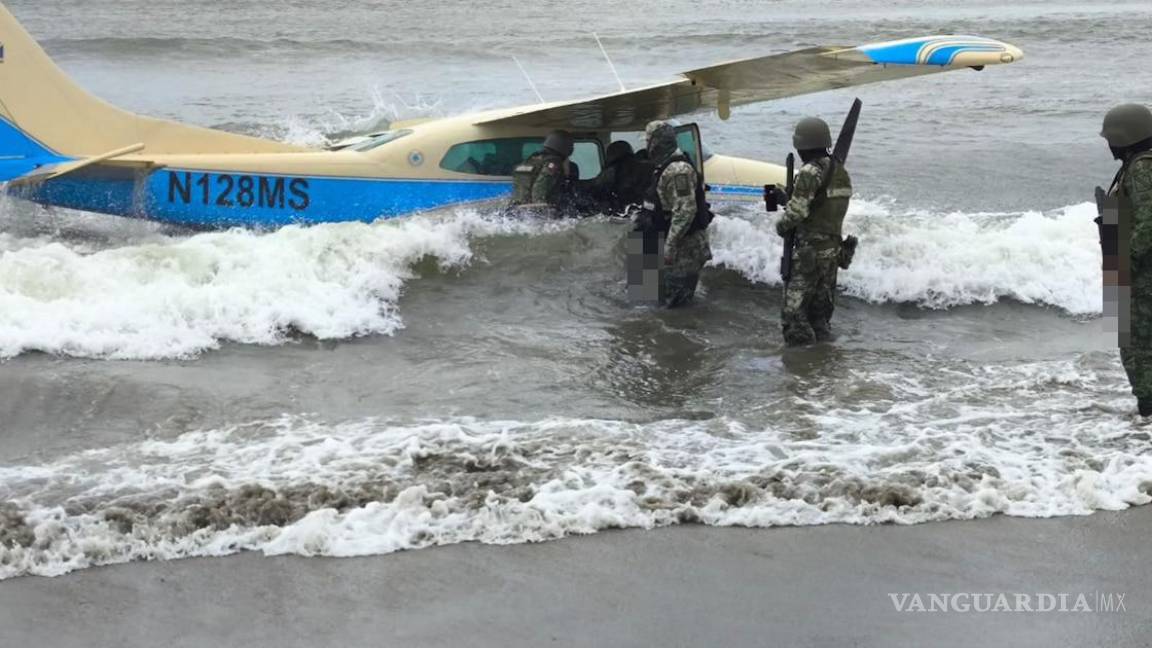 La Fuerza Aérea interceptó una avioneta con 500 kilos de cocaína en Oaxaca