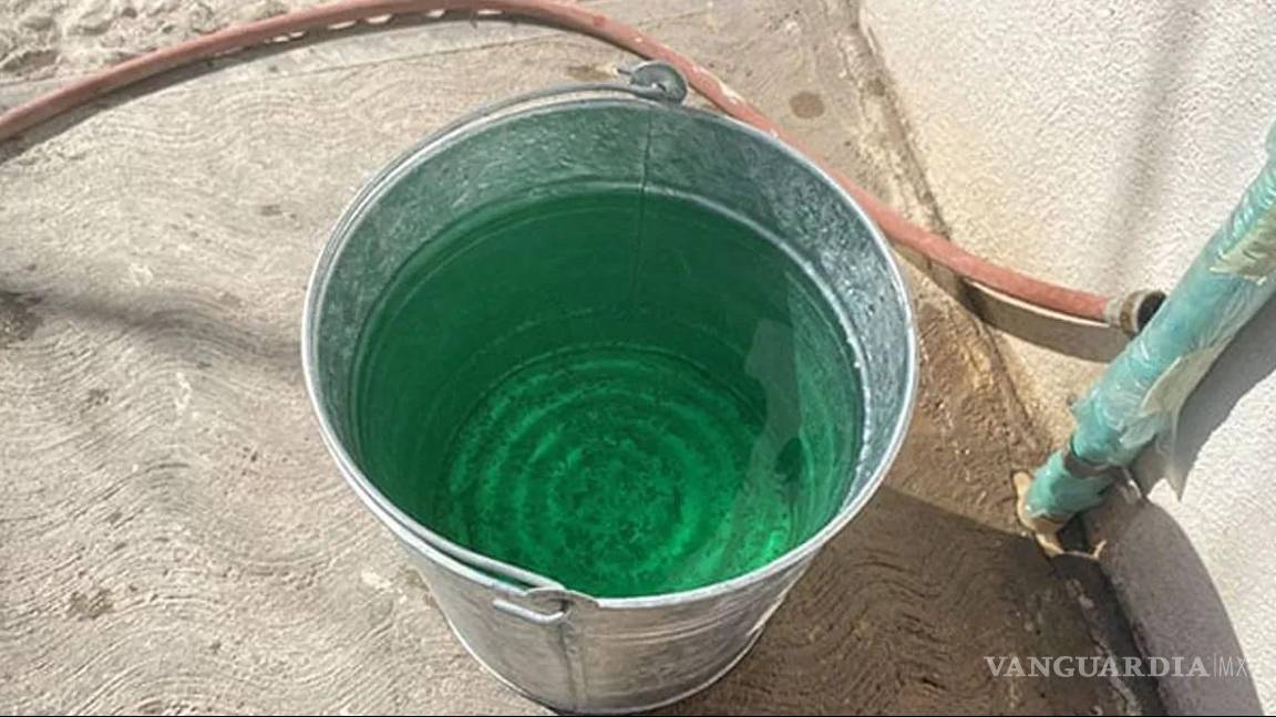 $!300 familias de Arteaga se vieron afectadas por la contaminación del agua.