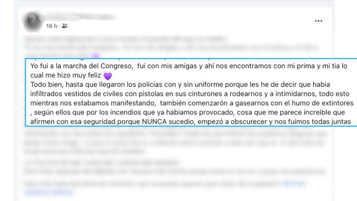$!Señales en la Marcha del 8M 2025 en Saltillo